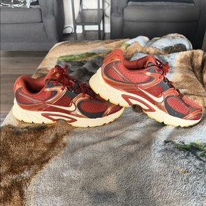 Nike Burgundy and Copper Running Sneakers